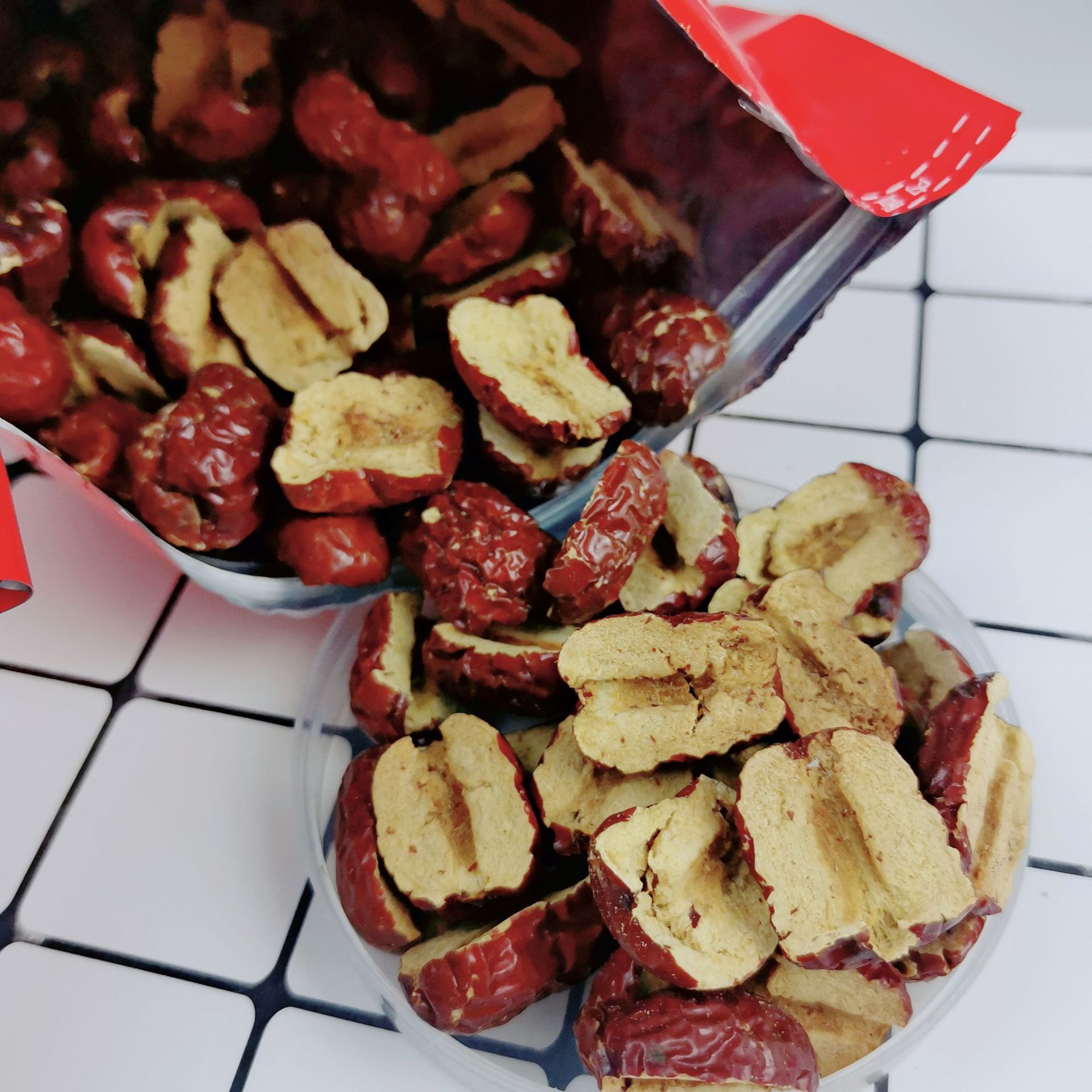 新疆若羌灰枣片 500g 煮粥 无核枣片枣干红枣馒头固元膏辅料