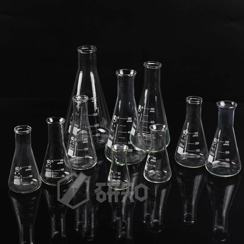 蜀牛玻璃三角烧瓶 锥形瓶50ml100ml150ml200ml250ml500ml1000ml
