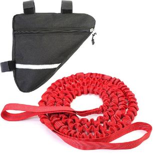 Bicle Traction Rope Long Leash Dog Pets Bike Elastic