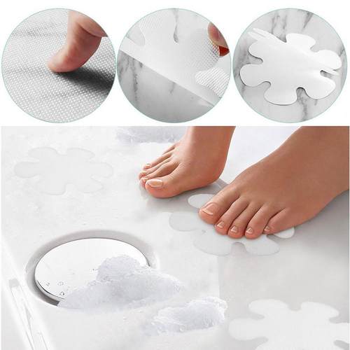10Pcs Anti-slip Stickers Clear Waterproof PVC Bathtub Sticky