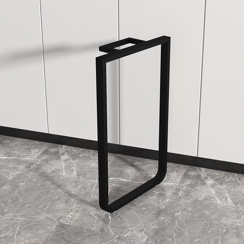 铁艺圆弧形加固桌腿支架吧台搭边脚桌架书桌餐台脚支撑底座可定制