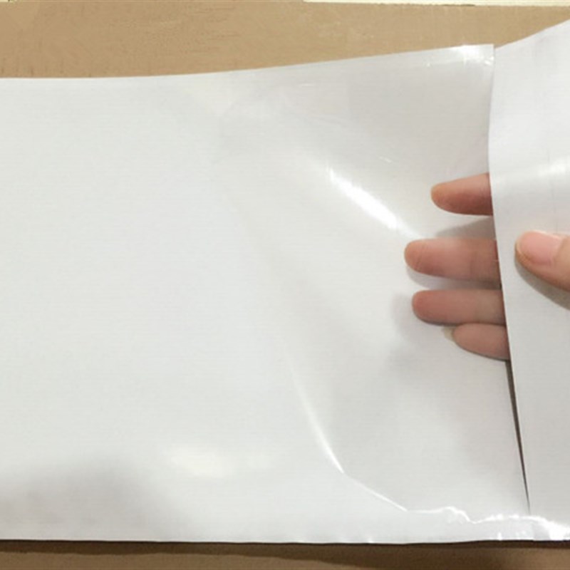 空白无字贴袋背胶袋整箱1000个全透明背胶袋贴袋厚款窗口贴面单袋