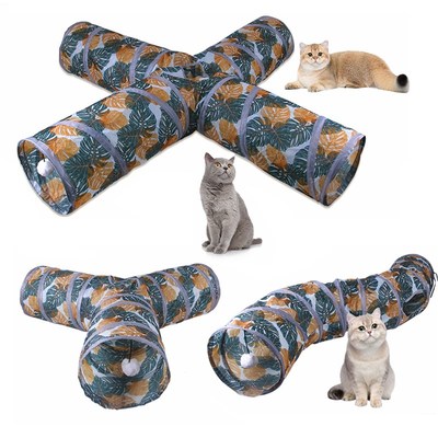2/3/4/5 Holes Practical Cat Tunnel Pet Tube Collapsible Play