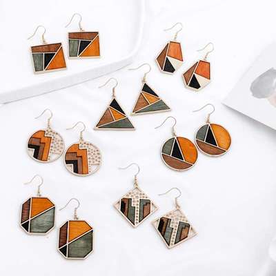 Design Qingdao jewelry simple style contrast color combinati