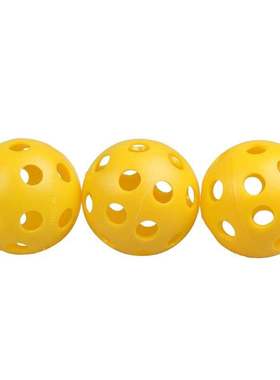 24PcsLot Plastic golf Training balls Whiffle Airflow Hollow