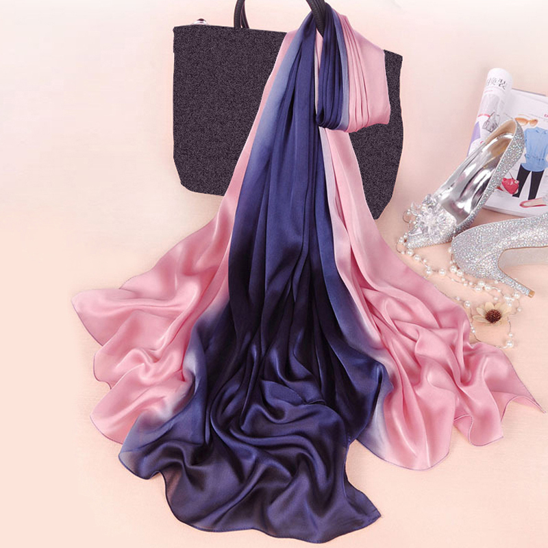 arf Gradient Dip dye Women Muslim Hijab Shawl Long Soft Wrap