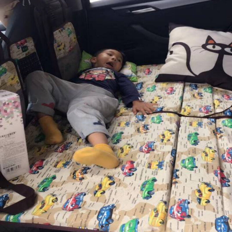 通用型非充气汽车睡垫车载折叠床垫车中床旅行床自驾游后排床大号