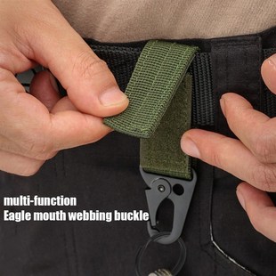 Buckle Nylon Belt 1PC Buckles Hanging Hook Outdoor Tactical