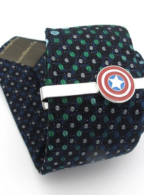 iGame Men Tie Clips Various Designs Option Novel Superheroes