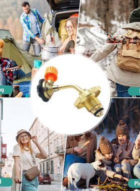 Gas Cylinder Coupler Direct Connection Zinc Alloy Gas Tank