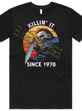 Killin it Since 1978 T SHIRT美式经典好莱坞人物短袖T恤男2025