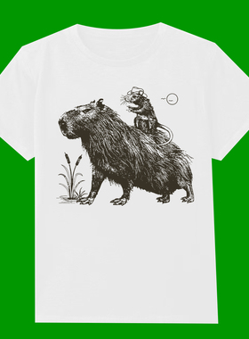 CAPYBARA SHIRT RODENT SHIRT FUNNY SHIRT FOR MEN RAT VINTAGE