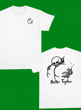 BETTER TOGETHER FUNNY T-SHIRT更好在一起趣味搞笑短袖T恤男2026