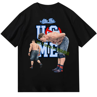 BLACK JOHN THANK MEN CENA SHIRT谢谢您塞纳纪念T恤2025 YOU