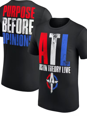 MEN'S BLACK AUSTIN THEORY PURPOSE BEFORE OPINIONS T-SHIRT