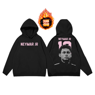 加绒加厚卫衣男女内马尔NEYMAR HOODIE 2025秋冬新款头像10号潮