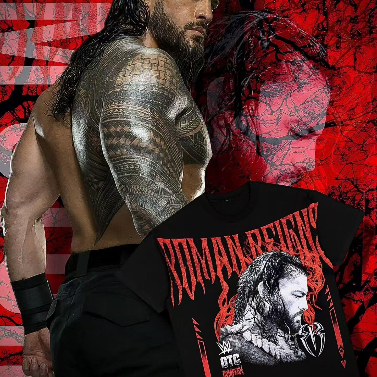 BLACK ROMAM REIGNS OTC X COMPLEX罗曼雷恩斯认可我2025T恤短袖