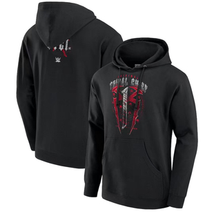 MEN'S BLACK ROMAN REIGNS OTC1 TRIBAL CHIEF HOODIE 2025