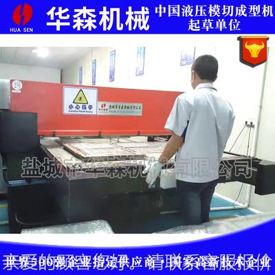 滑台式四柱 裁断机HSCH 吸塑包装自动冲床皮柱革海绵汽车内四饰下