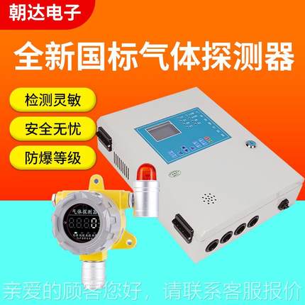 业工级气燃气探测器有毒气体甲烷天然检CHD-2000测仪固燃定式可气