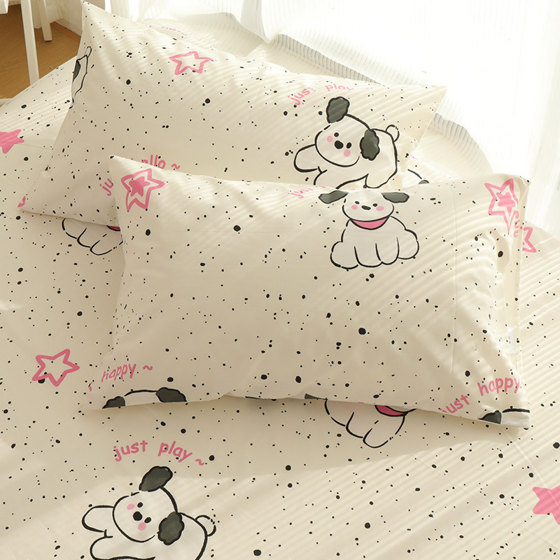 速发帕恰x狗 儿爱可童枕套单个枕头套一对家用纯棉100全棉48cm小7