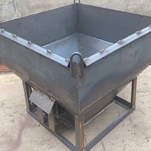 速发工地下灰土斗形圆方形斜口加厚多功能混泥料砖斗灰盘钢丝绳