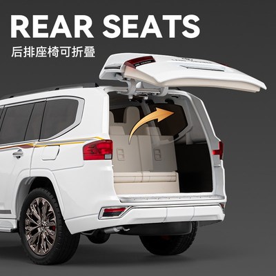 快速发货1:18丰田兰德酷路泽车模收藏摆件M仿真合金越野车汽车模