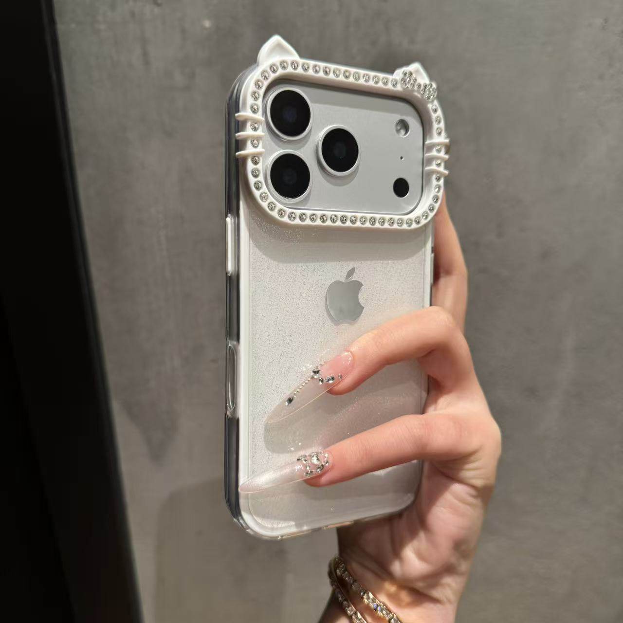 高颜值闪粉猫耳iPhone17promax手机壳苹果16少女款15简约14洋气13,个性定制/设计服务/DIY,手机壳/保护套定制,淘宝优惠券,粉丝福利购,淘宝优惠卷