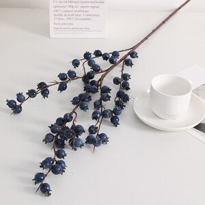 速发泡沫浆果沙棘果蓝莓相思豆家居装饰果物植道照具假花插花