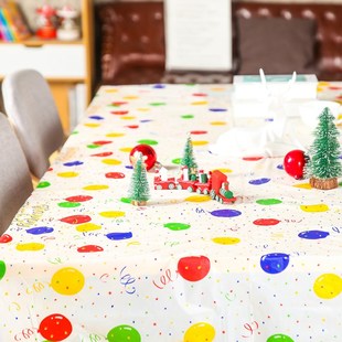 速发一次长桌布生日派对装家性方形饰用露营甜品台布置加厚野餐布
