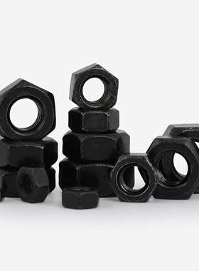 速发锈.5M4角5M6M8M10M12黑色04不2钢六M螺母螺帽螺丝母DI4