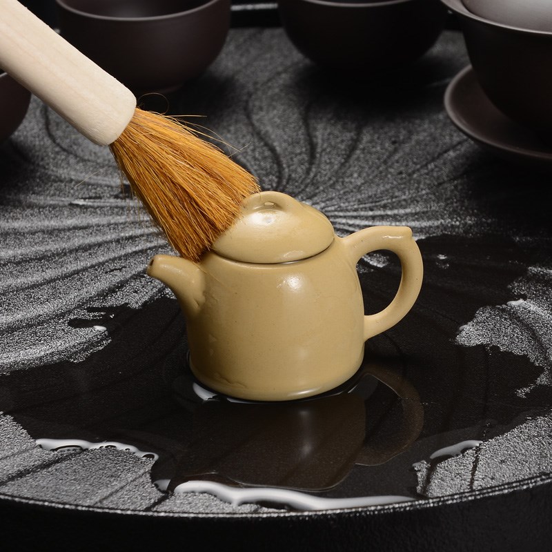 速发茶宠摆件砂养迷你紫号壶小可袖珍指尖壶茶玩茶具茶桌功夫
