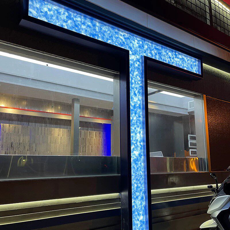 速发翡翠玻璃透光石高端酒店门头装修材料 防火阻燃装饰