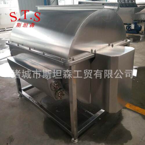 A优质家禽烫毛机不锈钢材质自动翻转家禽烫毛机鸡鸭鹅浸烫池