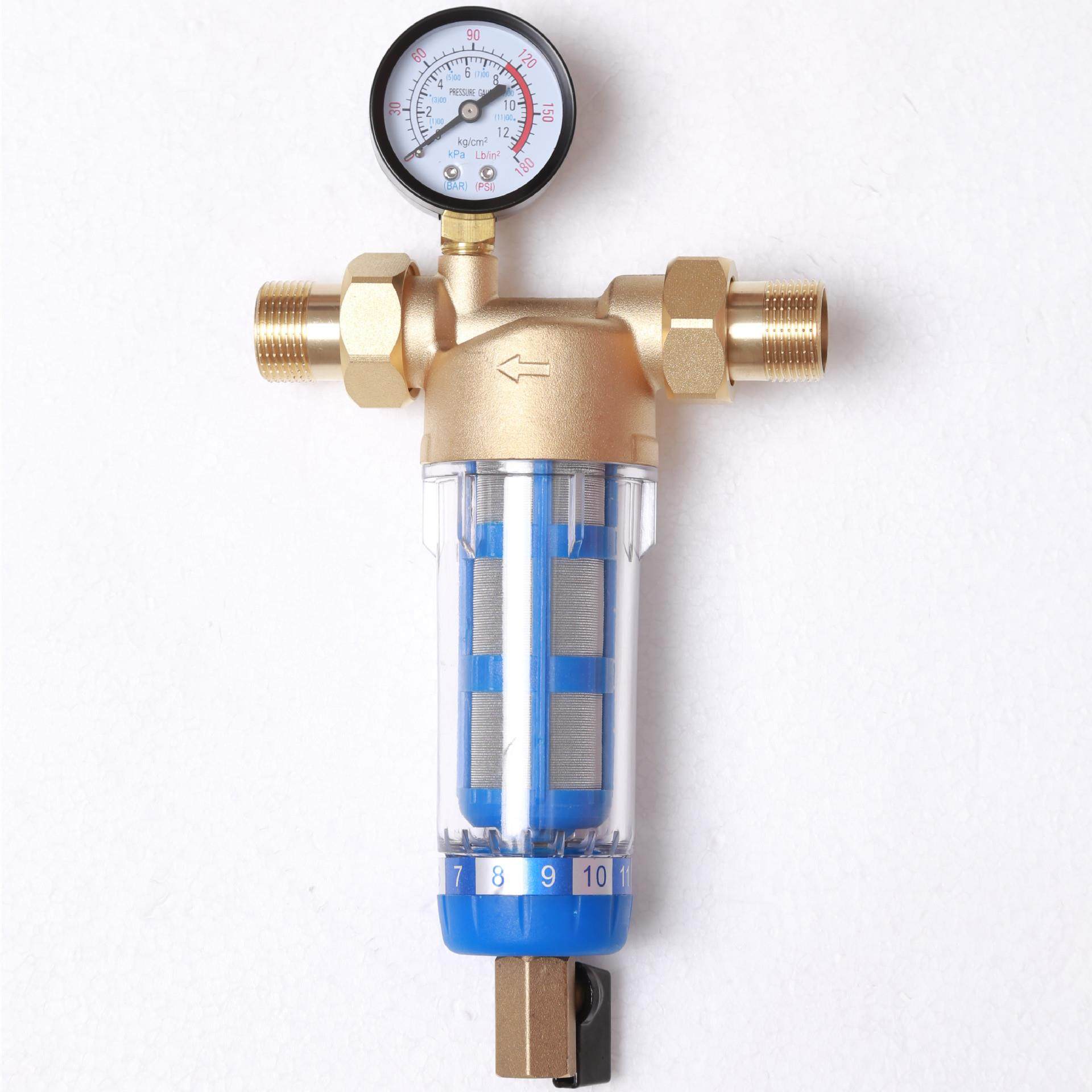 前置过滤器刮洗滤水器家用净水机自来水管道过滤器净水器厂家