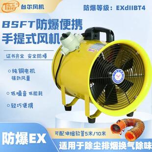 300mm110V便携式 BSft 船用通风机 防爆轴流风机 CTF移动手提式