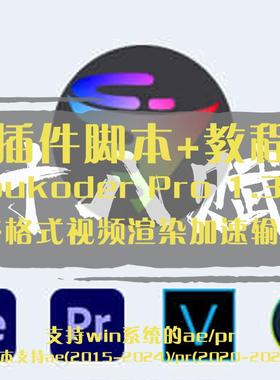 AE/PR/达芬奇/VEGAS多格式视频编码渲染加速输出Voukoder Pro插件