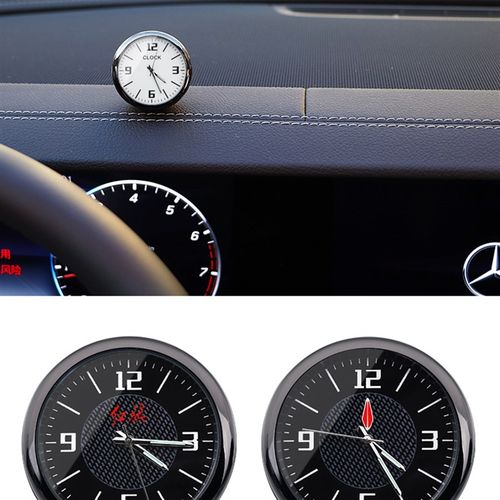 汽车车载时钟摆件车用夜光电子表车内钟表时间表钟电子钟石英表