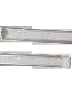 熟食灯展示柜灯管卤料店灯肉柜展示灯LED灯管红色长条红光灯220V