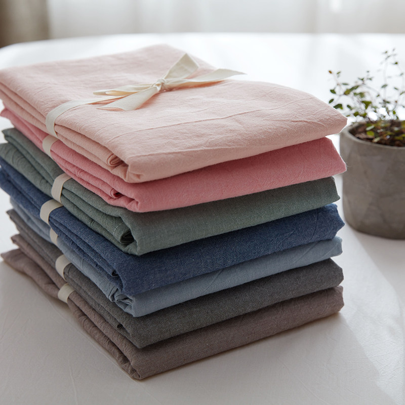 全棉水洗棉床单床笠单件1.8x2.2m纯棉加高床罩床垫保护套2x2.2米