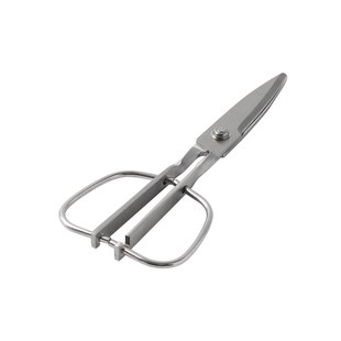 oakliving不锈钢柄厨房多功能剪刀家用韩式园艺剪刀食物烤肉夹