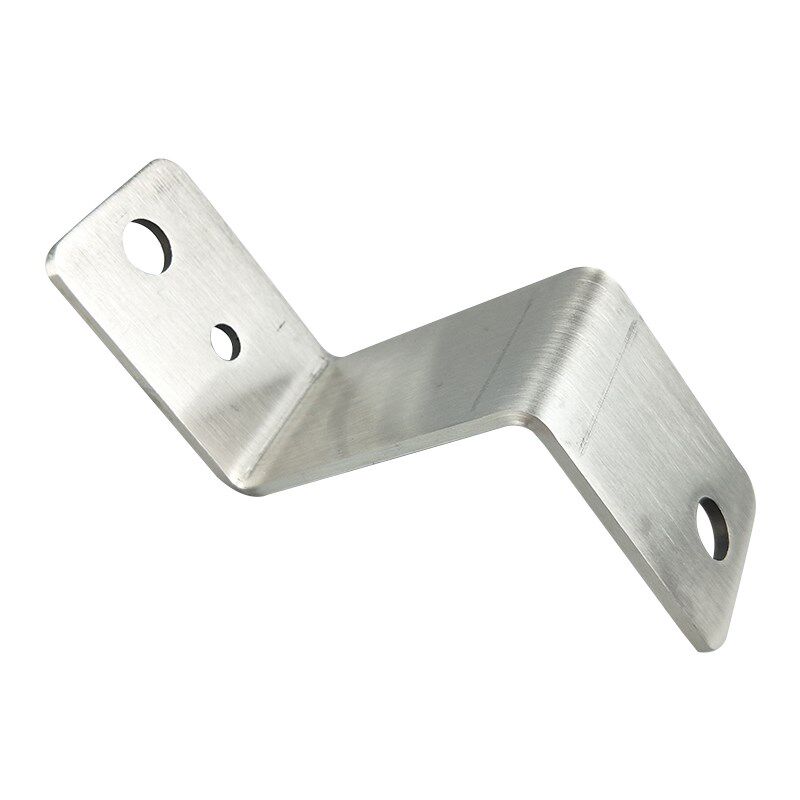 201不锈钢Z字型角码支架梯形固定橱柜连接件90度带孔配件加厚加长
