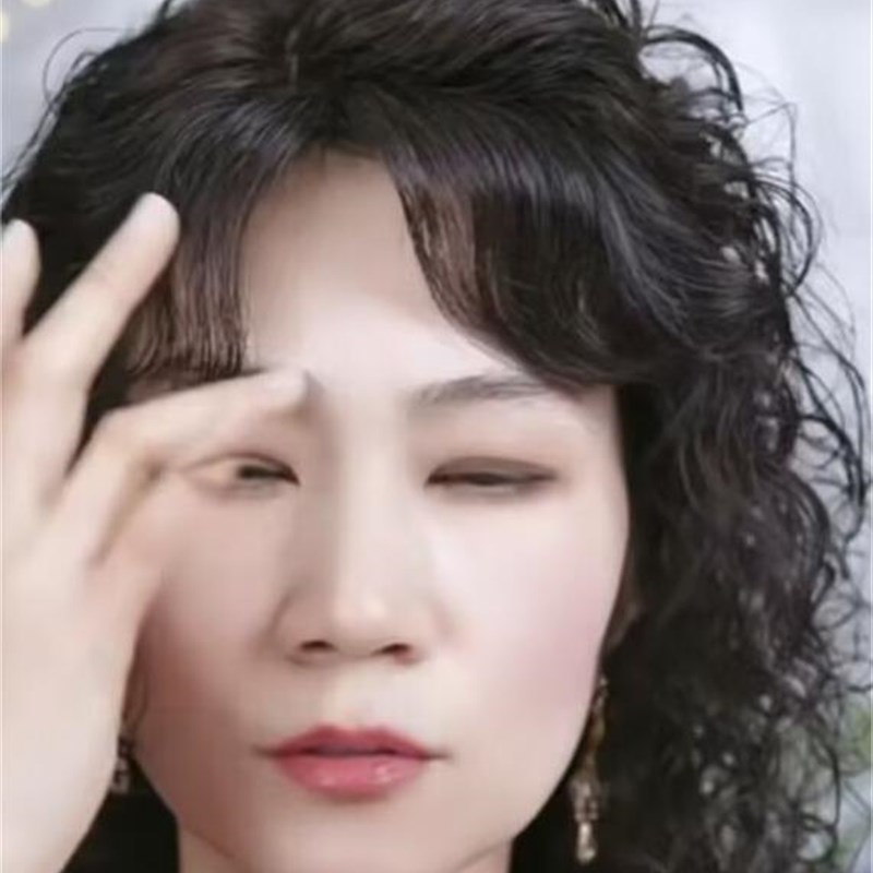 小函假发补发卷刘海 发片增加发量遮盖白发补发假发片 递针补发