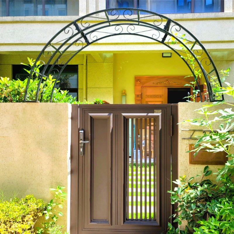 铁艺拱门花架半拱门门头爬藤架子庭院别墅门柱攀爬支架门头可定制,鲜花速递/花卉仿真/绿植园艺,花架,淘宝优惠券,粉丝福利购,淘宝优惠卷