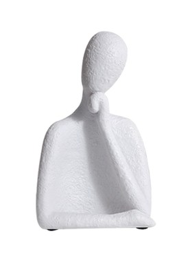 北欧简约抽象人物思考者摆件家居客厅桌面玄关酒柜电视柜软装摆设