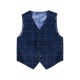 儿童西装 马甲背心学生英伦风西服格子马甲女童宝宝背心六一演出服