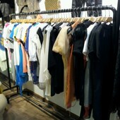 包邮 铁艺服装 挂衣架 店货架靠墙侧挂衣架童装 展示架落地中岛架服装