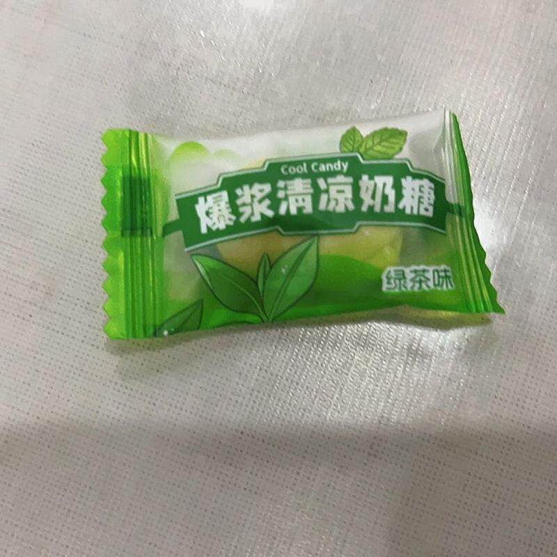 绿茶味清凉奶糖强劲冰凉口香糖上课开车办公犯困商用招待聚会零食
