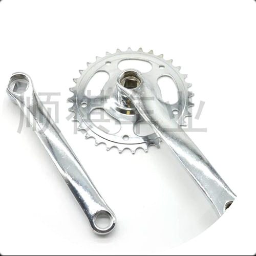 现货32齿方孔牙盘自行车齿盘32T前链轮165曲柄小花盘死飞自行车改