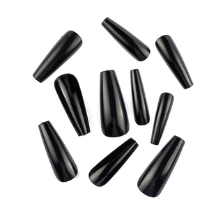 Artificial Nails Tips 100PCS Arcylic Nail Black Fake False